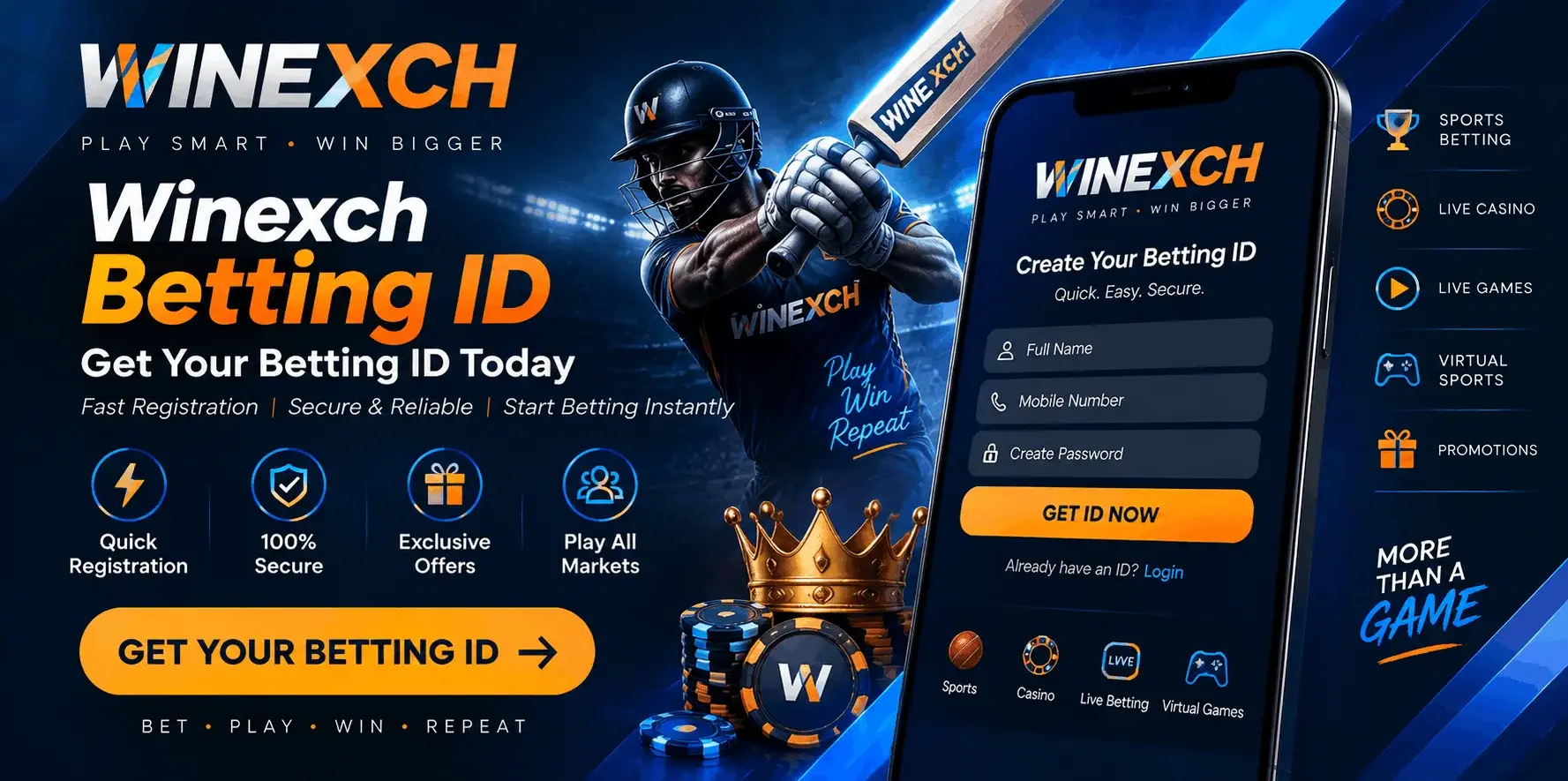 Winexch Betting ID